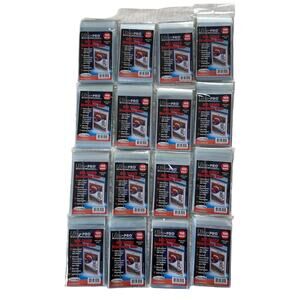 Ultra PRO One-Touch Resealable Bags 100ct Clear Standard Polypropylene Lot Of 16